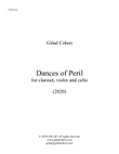 Dances of Peril (for clarinet, violin, cello)