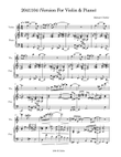 2041104 (Version For Violin & Piano)