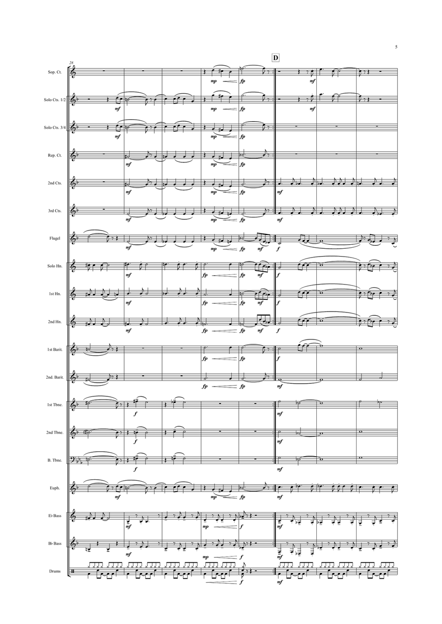 Goldfinger Brass Band scores gallery preview page 5