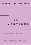 15 Inventions - Bb Clarinet and Bassoon (Individual Parts)