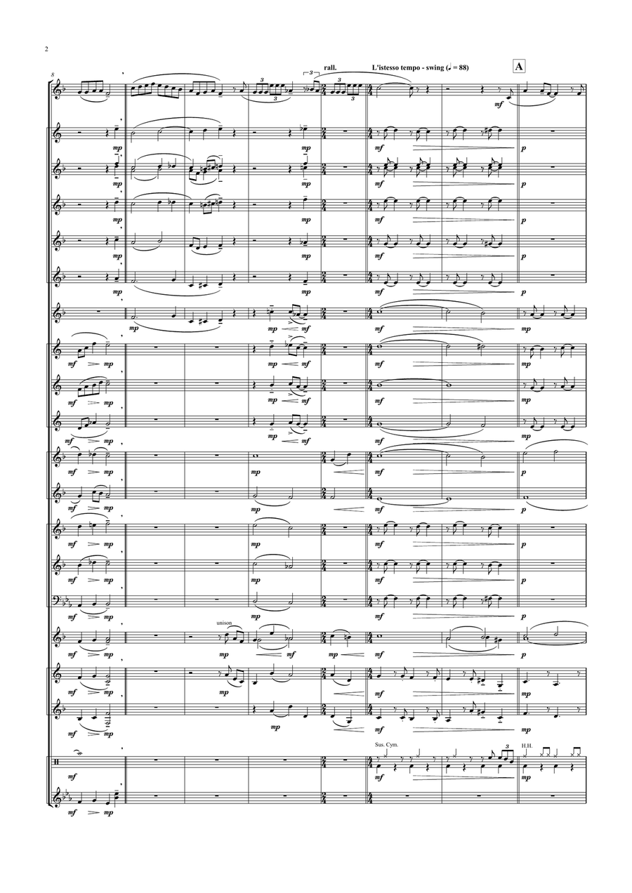 A Nightingale Sang In Berkeley Square Brass Band scores gallery preview page 2