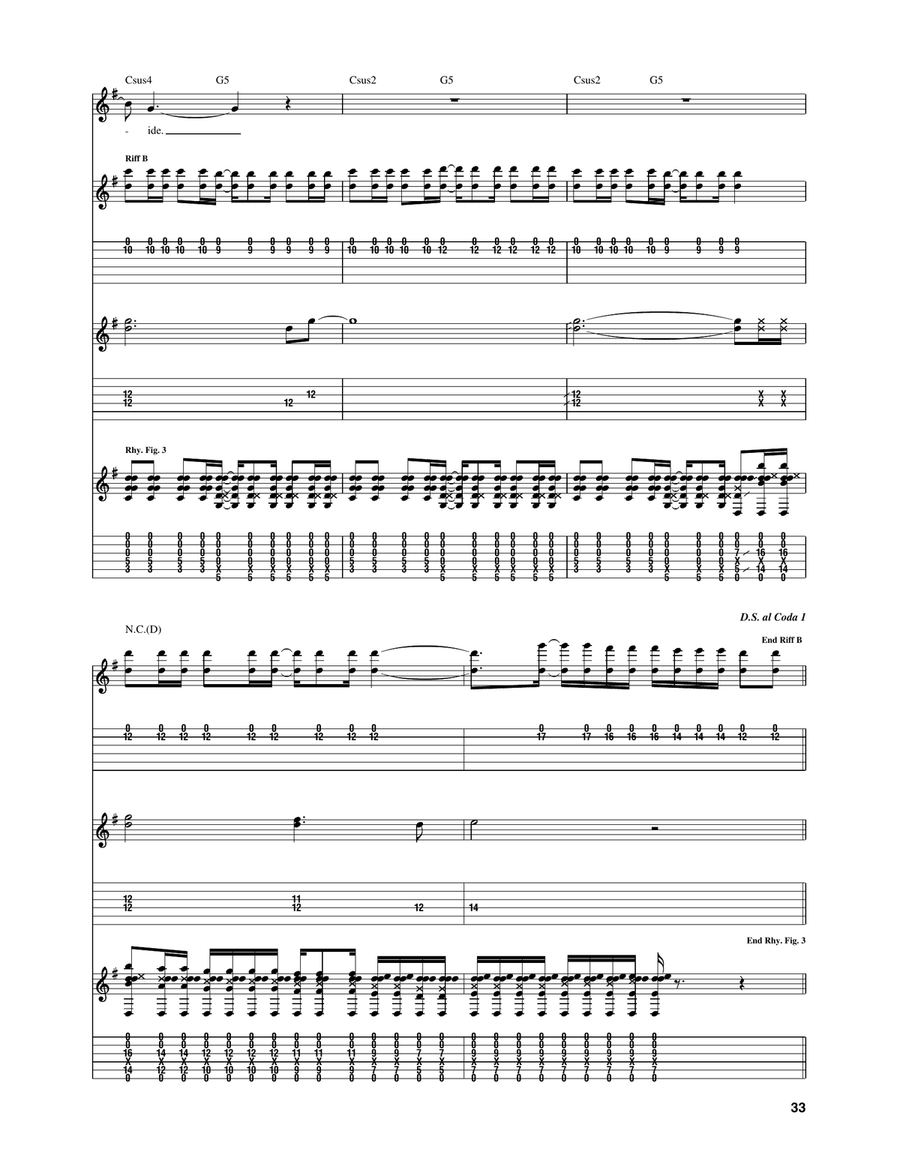 Slide Slide Acoustic Guitar scores gallery preview page 4