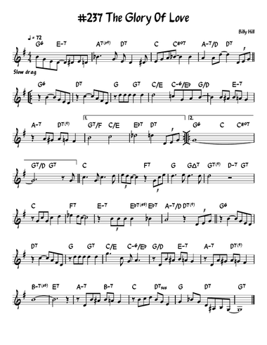 The Glory Of Love
