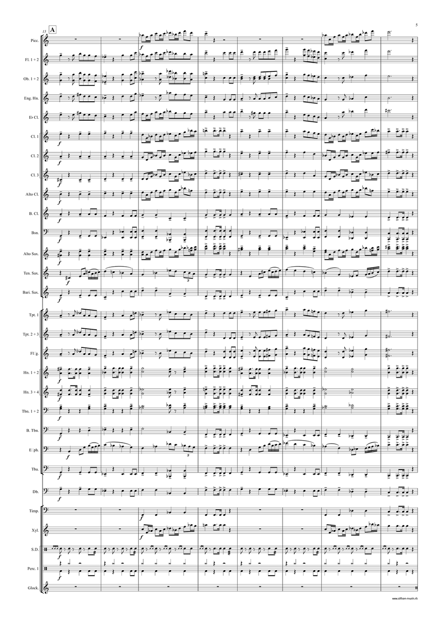A Perfect World Concert Band scores gallery preview page 6