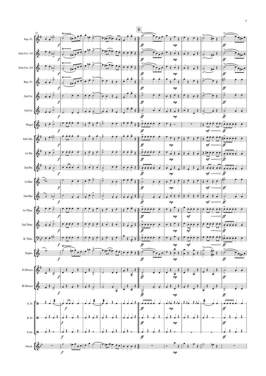 Fridericus Rex - GrenadierMarsch Brass Band scores gallery preview page 3