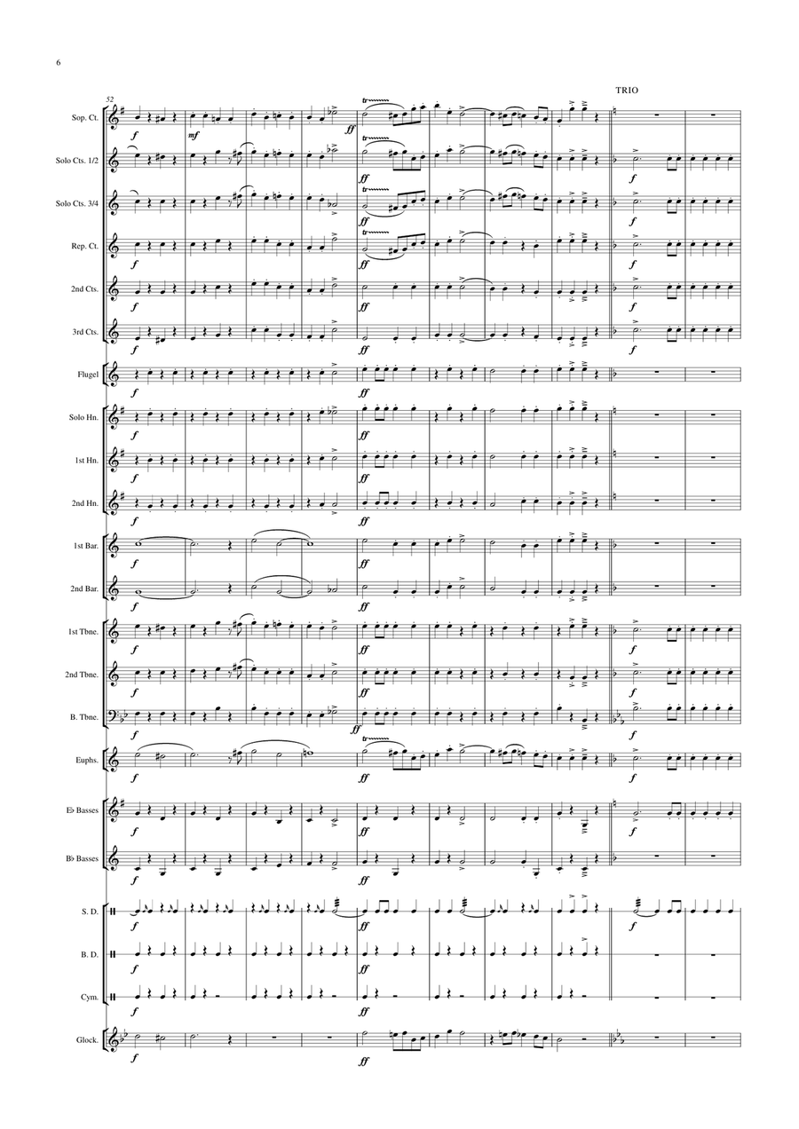 Fridericus Rex - GrenadierMarsch Brass Band scores gallery preview page 6