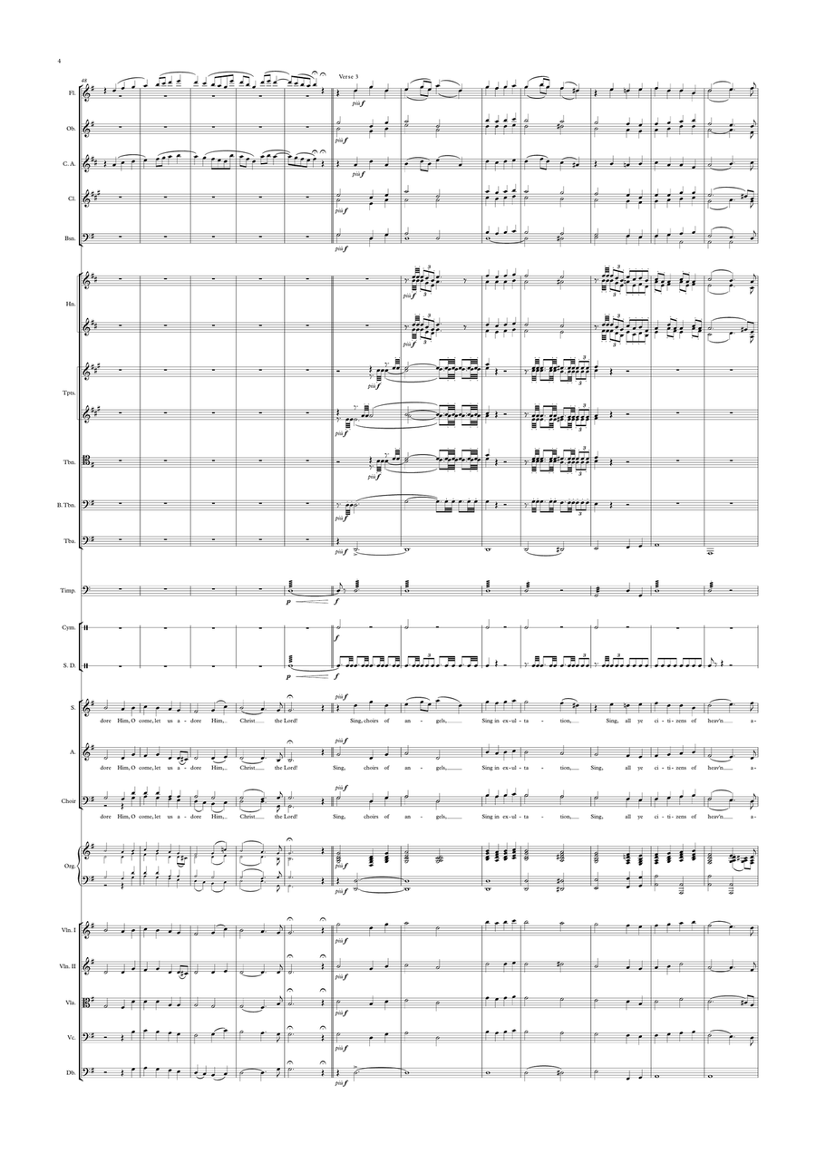 O Come, All Ye Faithful O Come, All Ye Faithful Full Orchestra scores gallery preview page 4