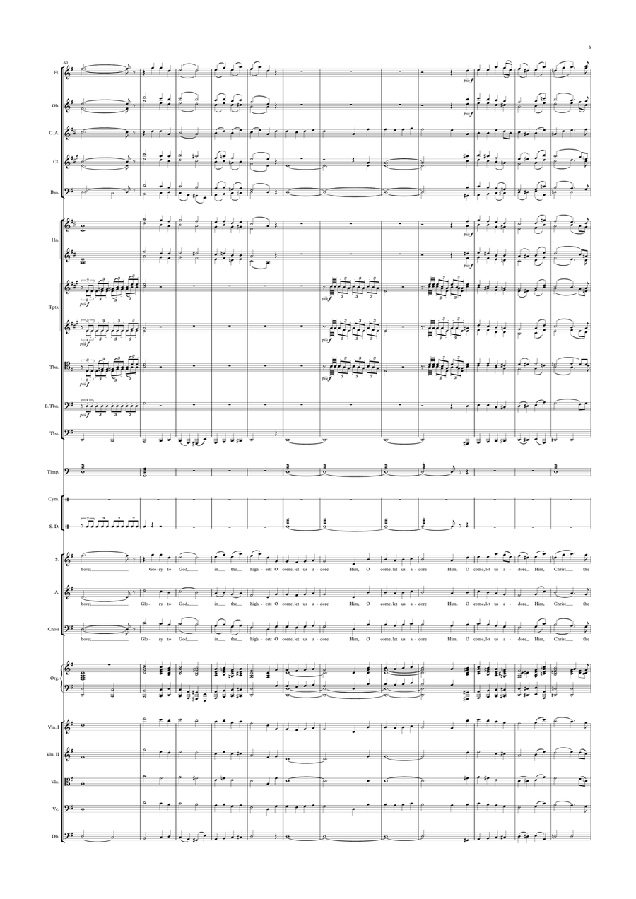 O Come, All Ye Faithful O Come, All Ye Faithful Full Orchestra scores gallery preview page 5