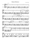 Ritmical Duet for Two Violins