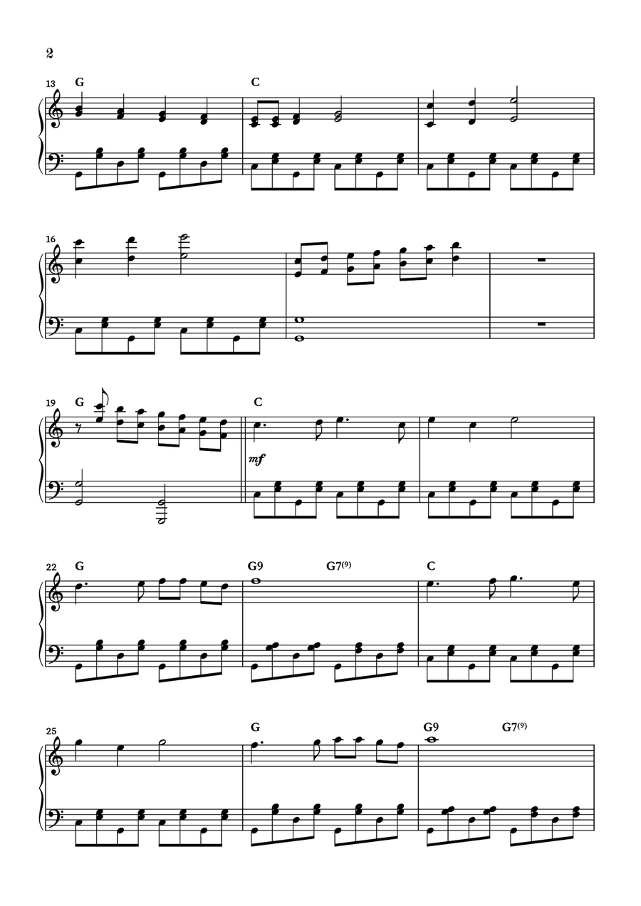 Do-re-mi Piano Solo scores gallery preview page 2