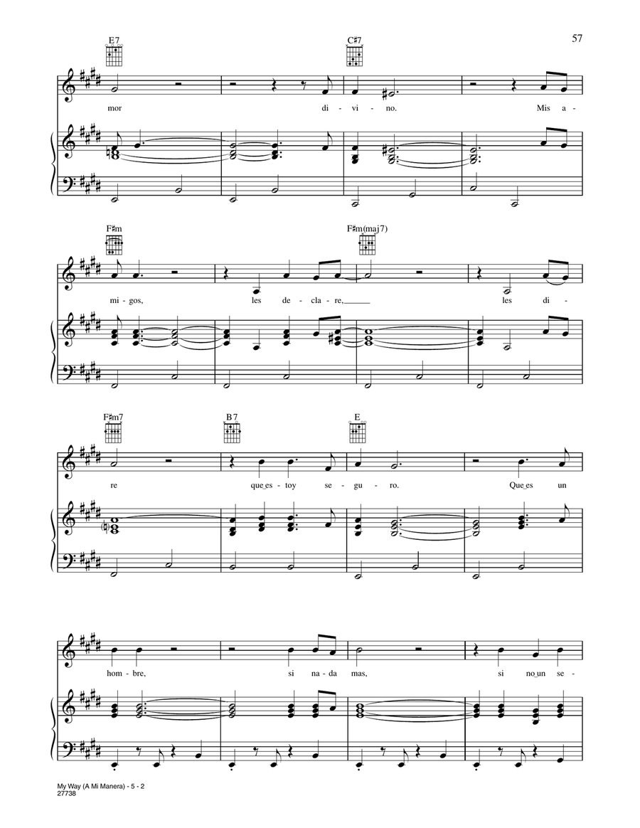 My Way (from Happy Feet) My Way (from Happy Feet) Piano, Vocal, Guitar scores gallery preview page 2