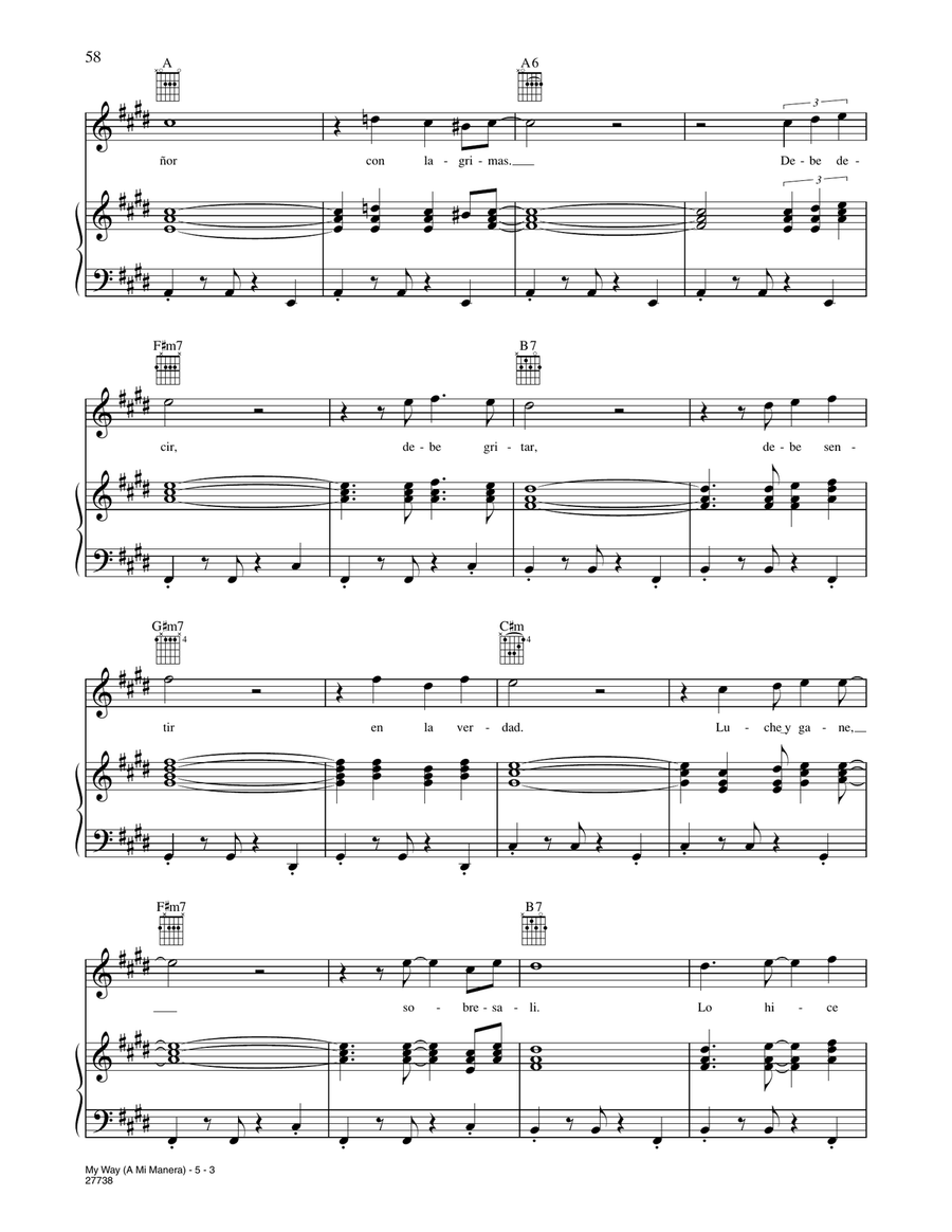 My Way (from Happy Feet) My Way (from Happy Feet) Piano, Vocal, Guitar scores gallery preview page 3