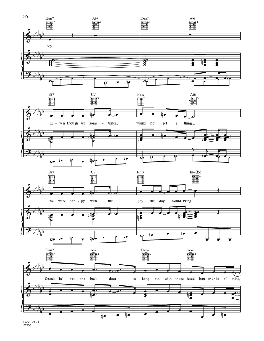 I Wish (from Happy Feet) I Wish (from Happy Feet) Piano, Vocal, Guitar scores gallery preview page 2