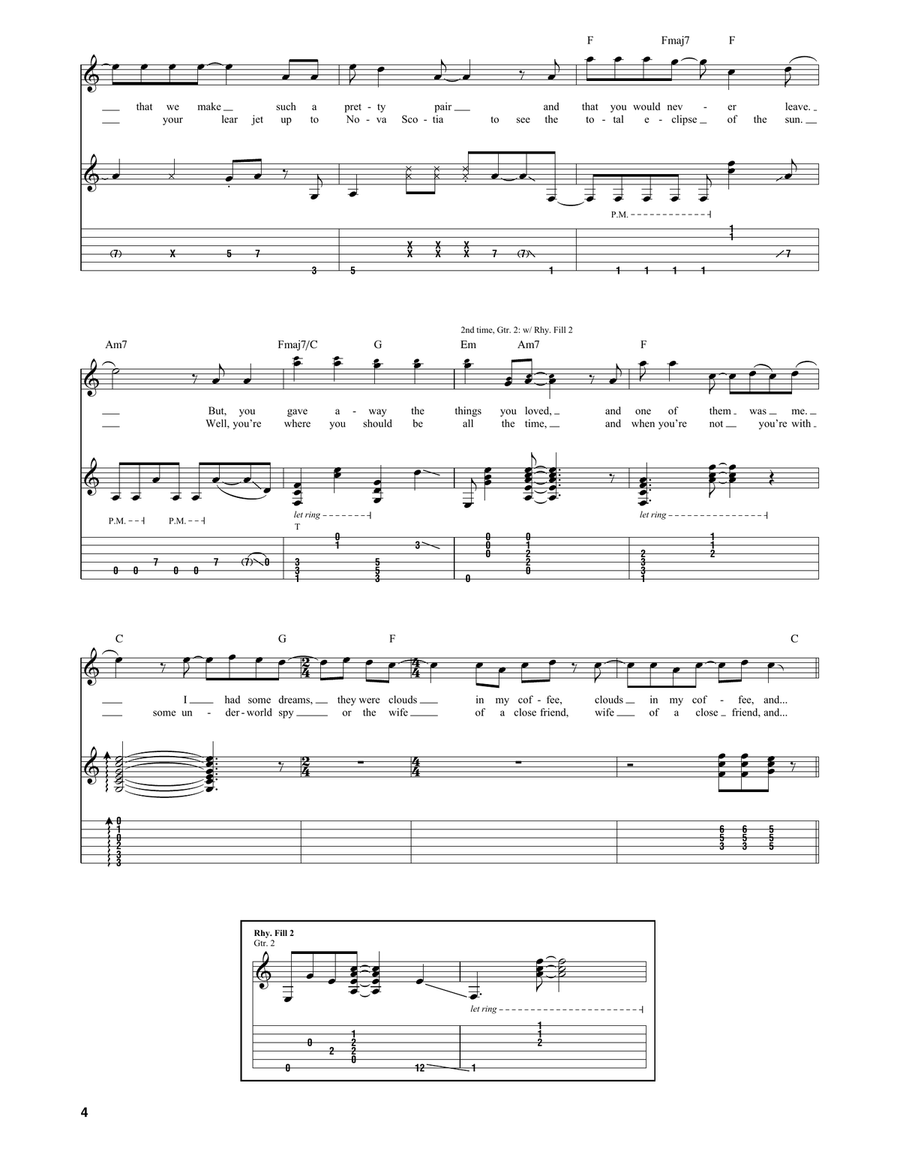 You're So Vain You're So Vain Acoustic Guitar scores gallery preview page 4
