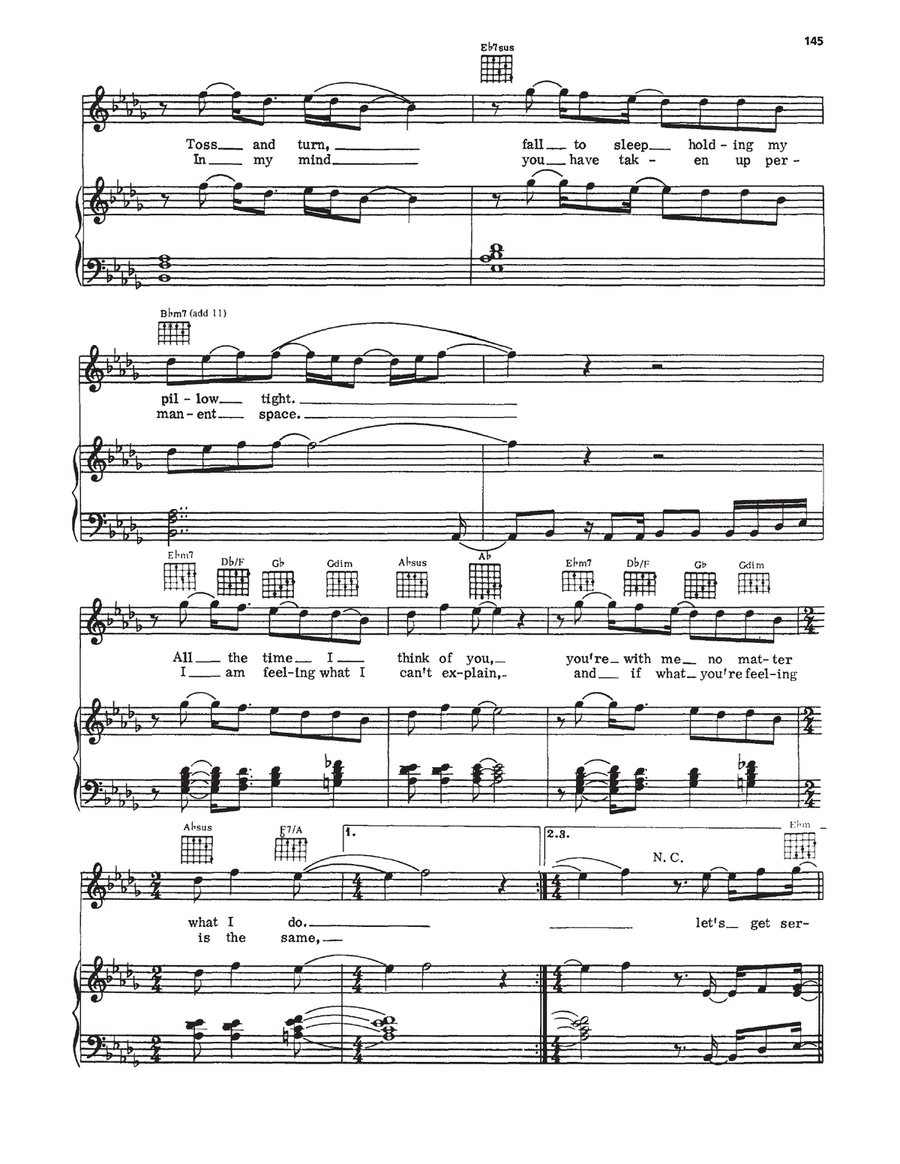 Let's Get Serious Let's Get Serious Piano, Vocal, Guitar scores gallery preview page 2
