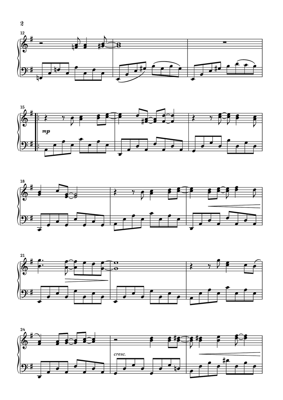Killing Me Softly With His Song Piano Solo scores gallery preview page 2