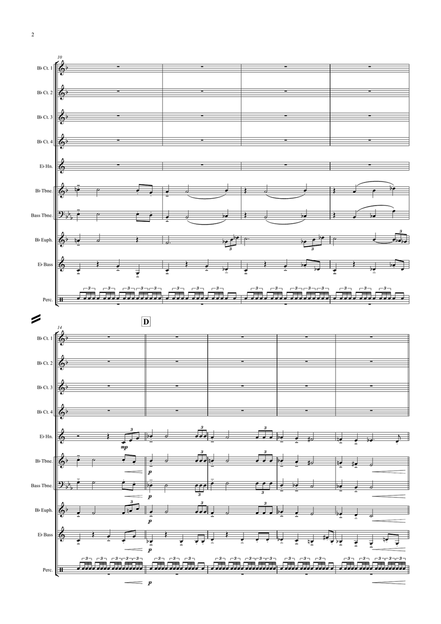 Temptation Temptation Brass Ensemble scores gallery preview page 2