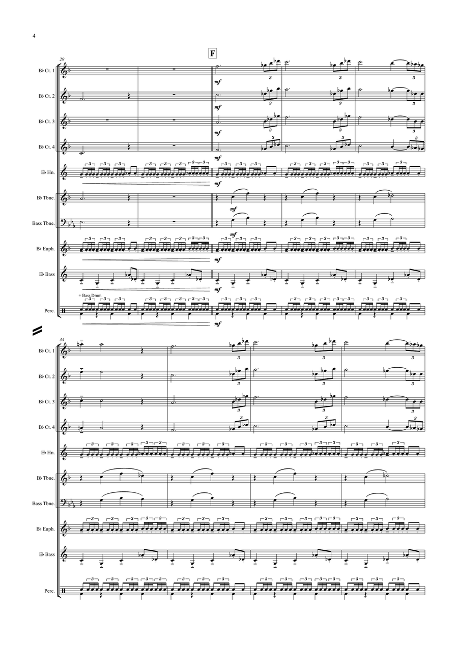 Temptation Temptation Brass Ensemble scores gallery preview page 4