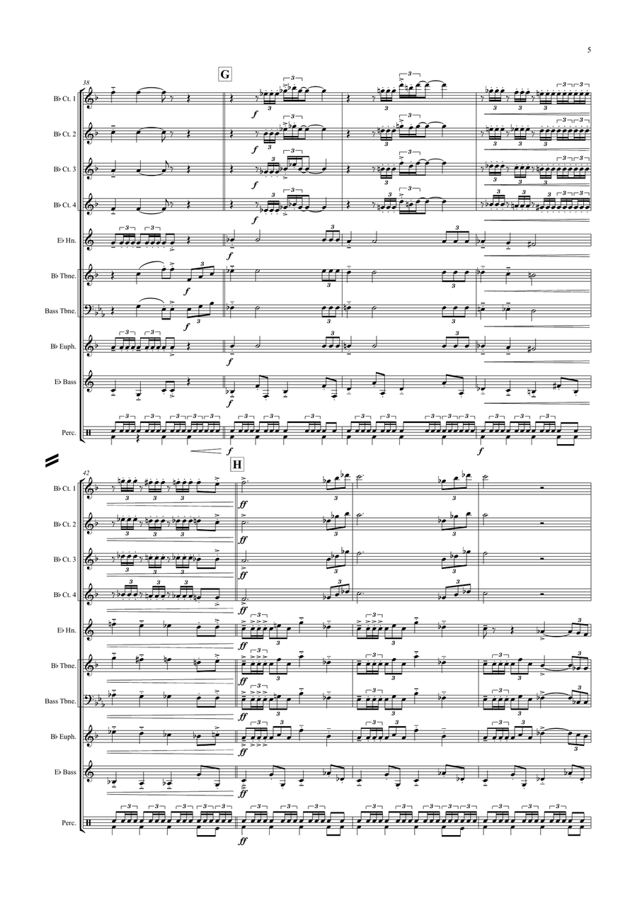 Temptation Temptation Brass Ensemble scores gallery preview page 5