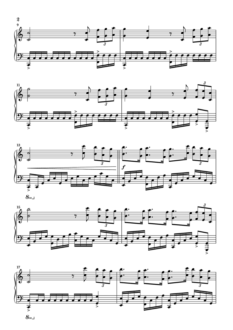 Chariots Of Fire Piano Solo scores gallery preview page 2