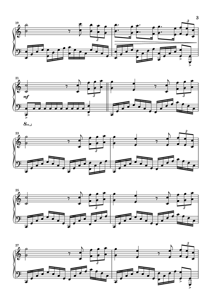 Chariots Of Fire Piano Solo scores gallery preview page 3