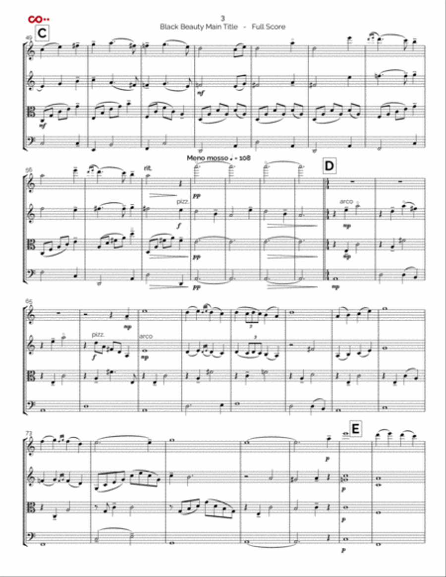 The Finale (men In Black Ii) Cello scores gallery preview page 3