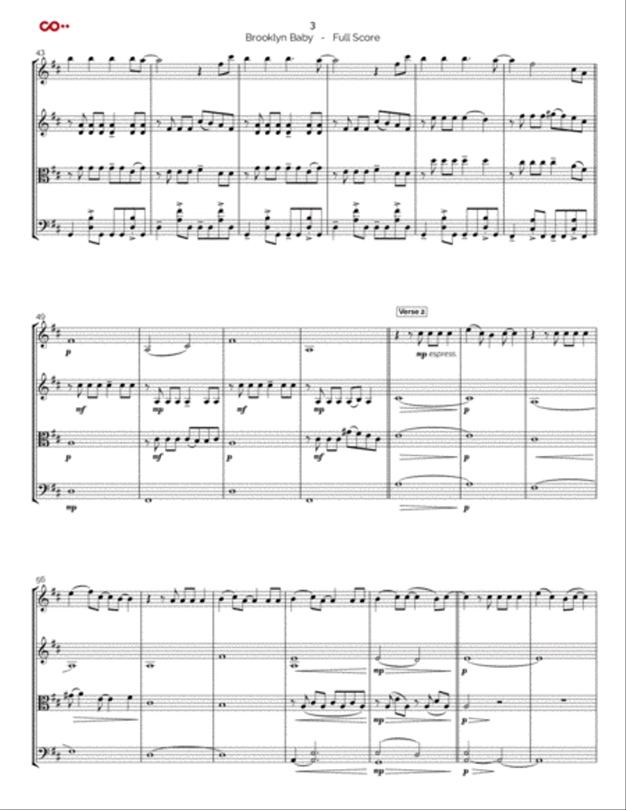 Brooklyn Baby Cello scores gallery preview page 3