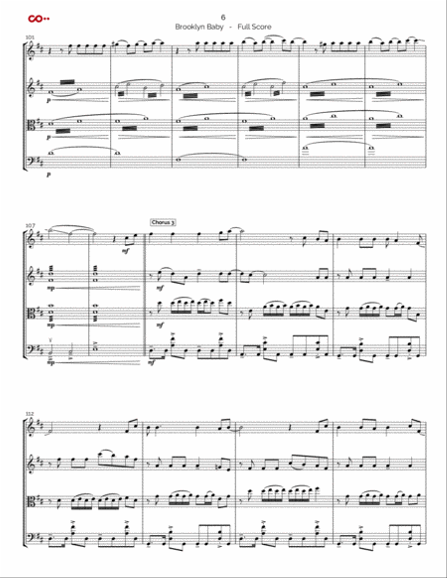 Brooklyn Baby Cello scores gallery preview page 6