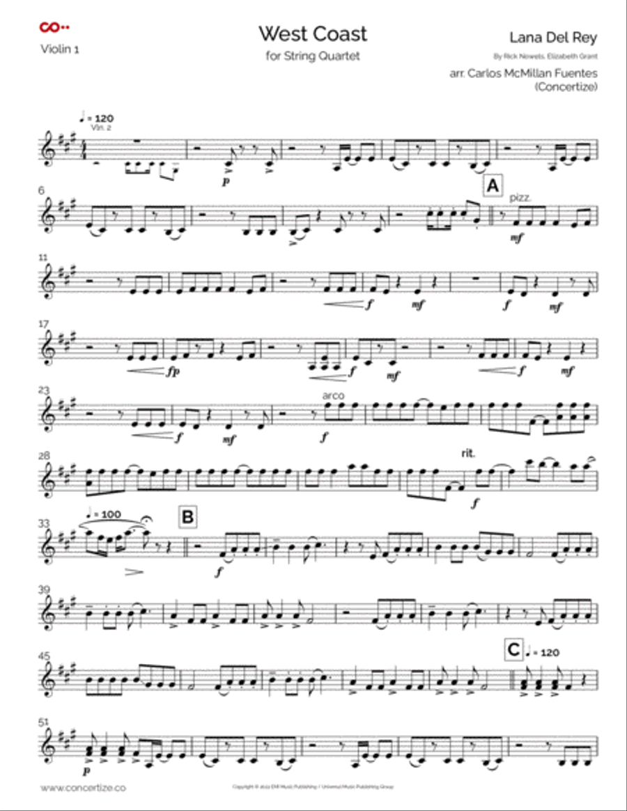 West Coast Cello scores gallery preview page 6