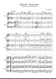 Can Can - Piano Duet - For Four Hand