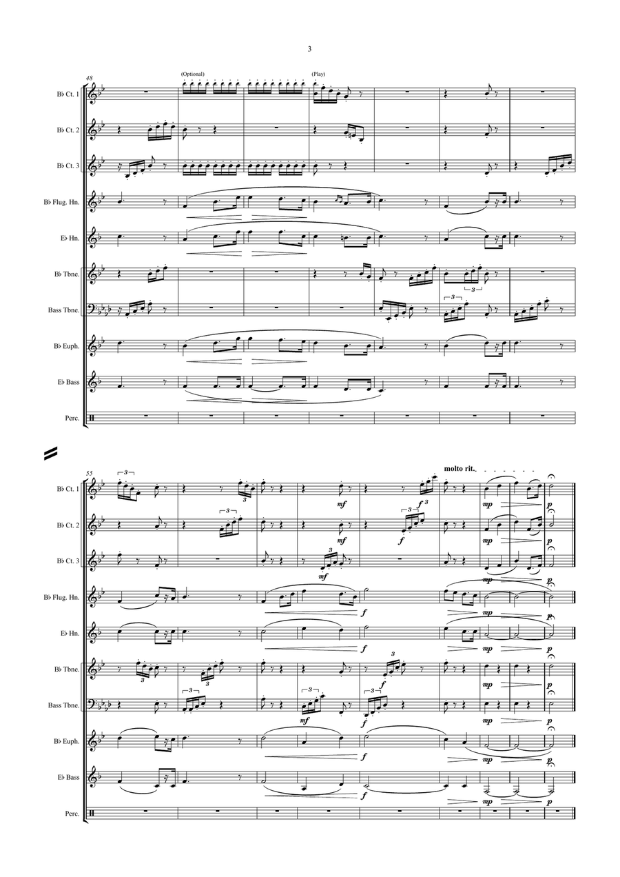 Bridal Chorus (Lohengrin) Brass Ensemble scores gallery preview page 3