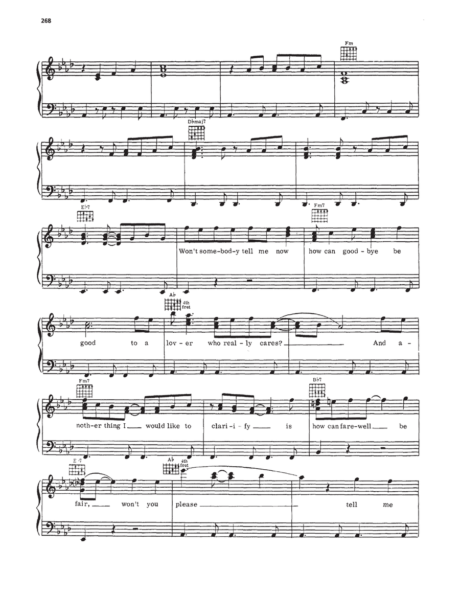 What's So Good About Goodbye Piano, Vocal, Guitar scores gallery preview page 2