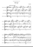 Beau Soir (Beautiful Evening) for Saxophone Quartet