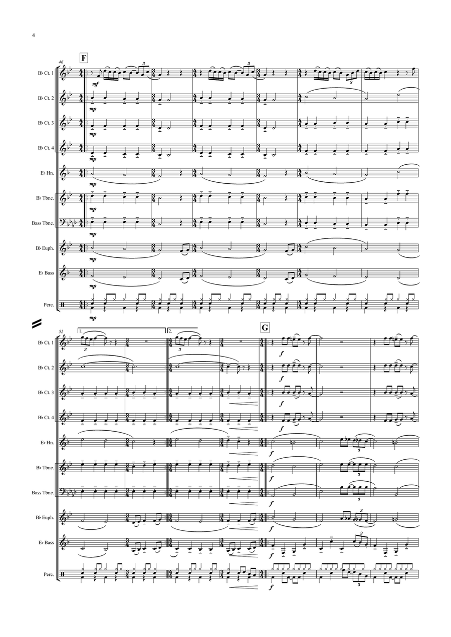 All You Need Is Love All You Need Is Love Brass Ensemble scores gallery preview page 4