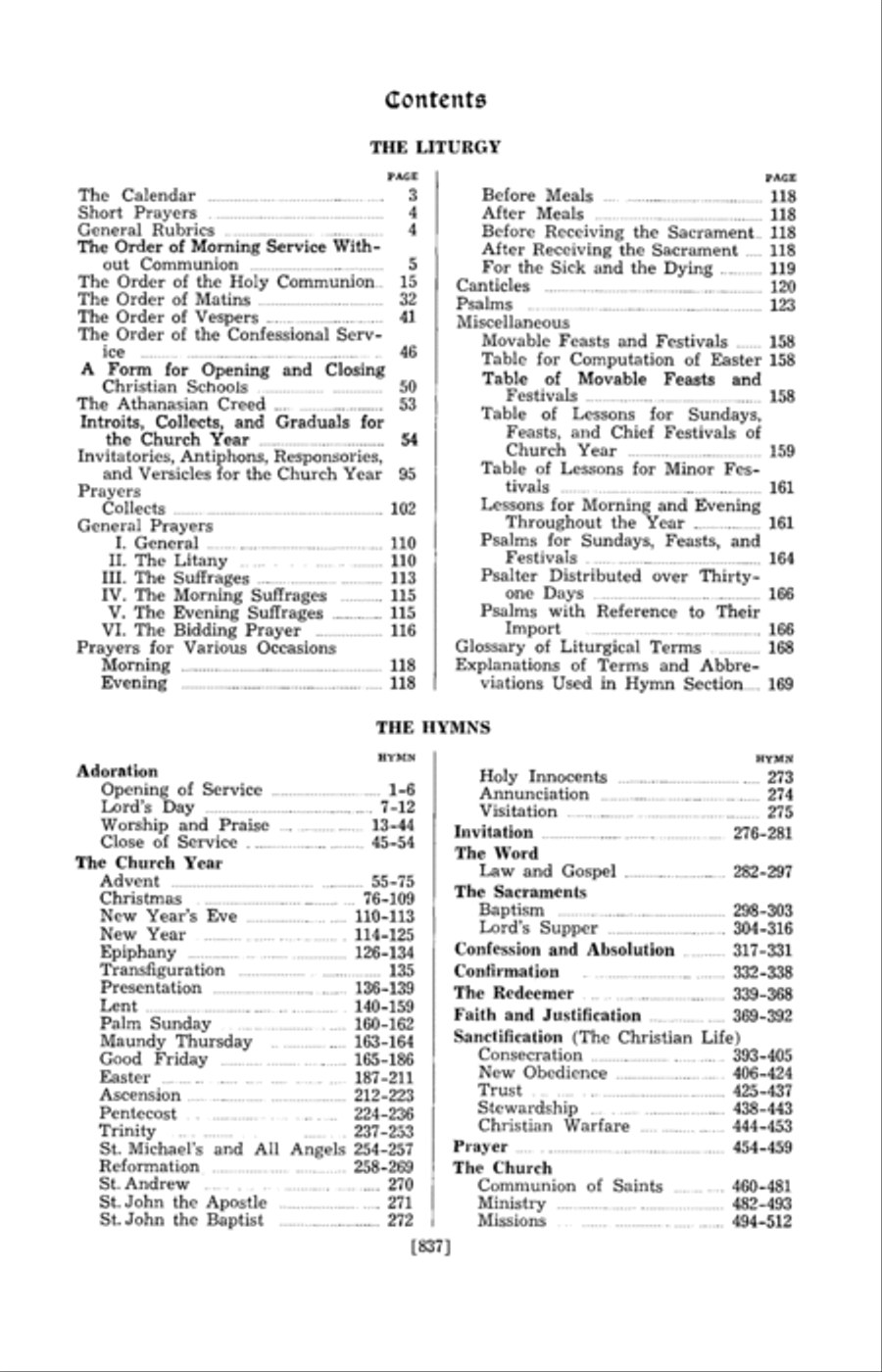 The Lutheran Hymnal: Pew Edition Choir scores gallery preview page 21