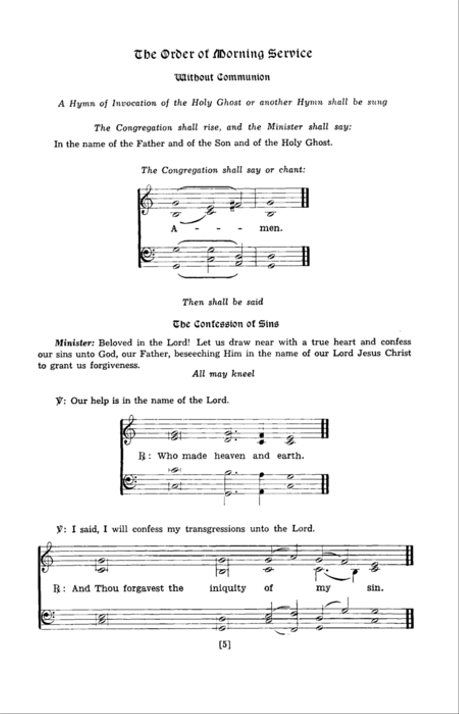 The Lutheran Hymnal: Pew Edition Choir scores gallery preview page 3