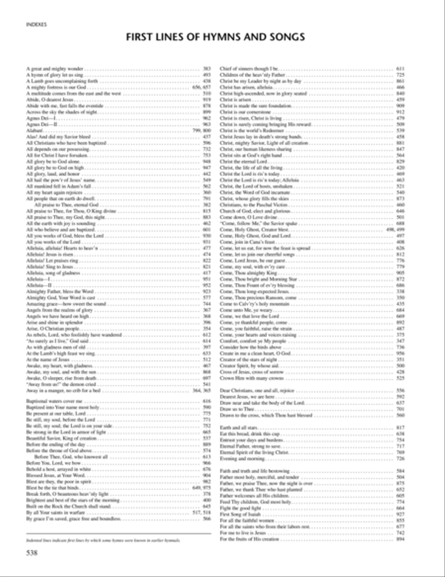 Lutheran Service Book: Guitar Chord Edition Guitar scores gallery preview page 18