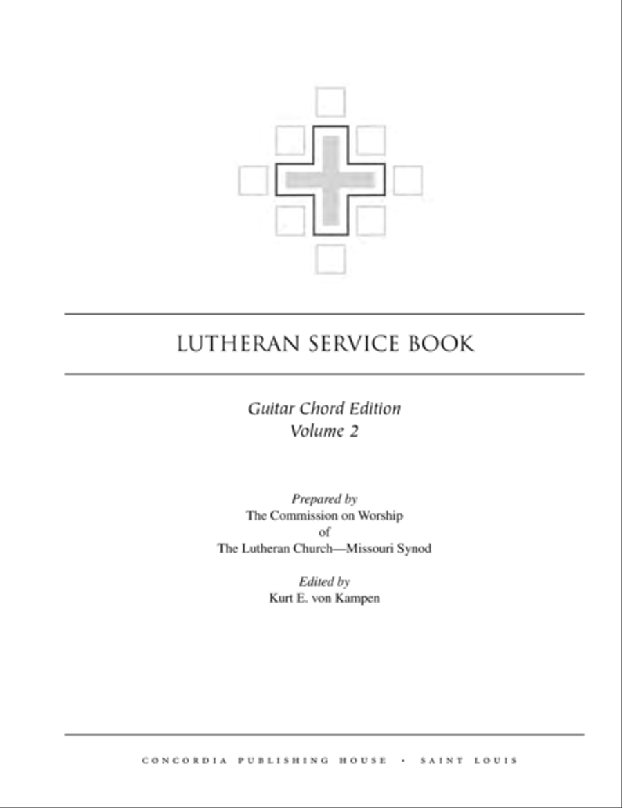 Lutheran Service Book: Guitar Chord Edition Guitar scores gallery preview page 19
