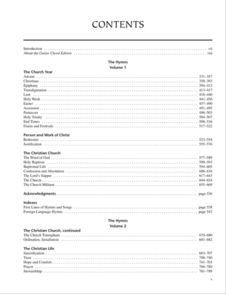 Lutheran Service Book: Guitar Chord Edition Guitar scores gallery preview page 21