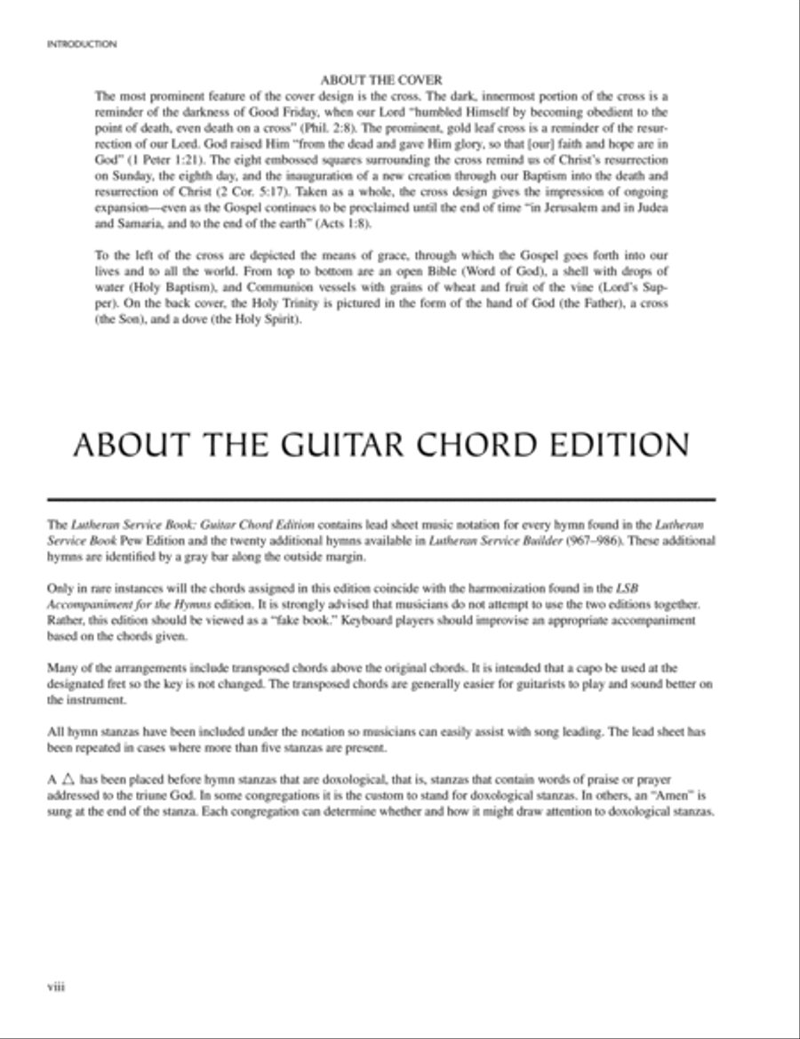 Lutheran Service Book: Guitar Chord Edition Guitar scores gallery preview page 7