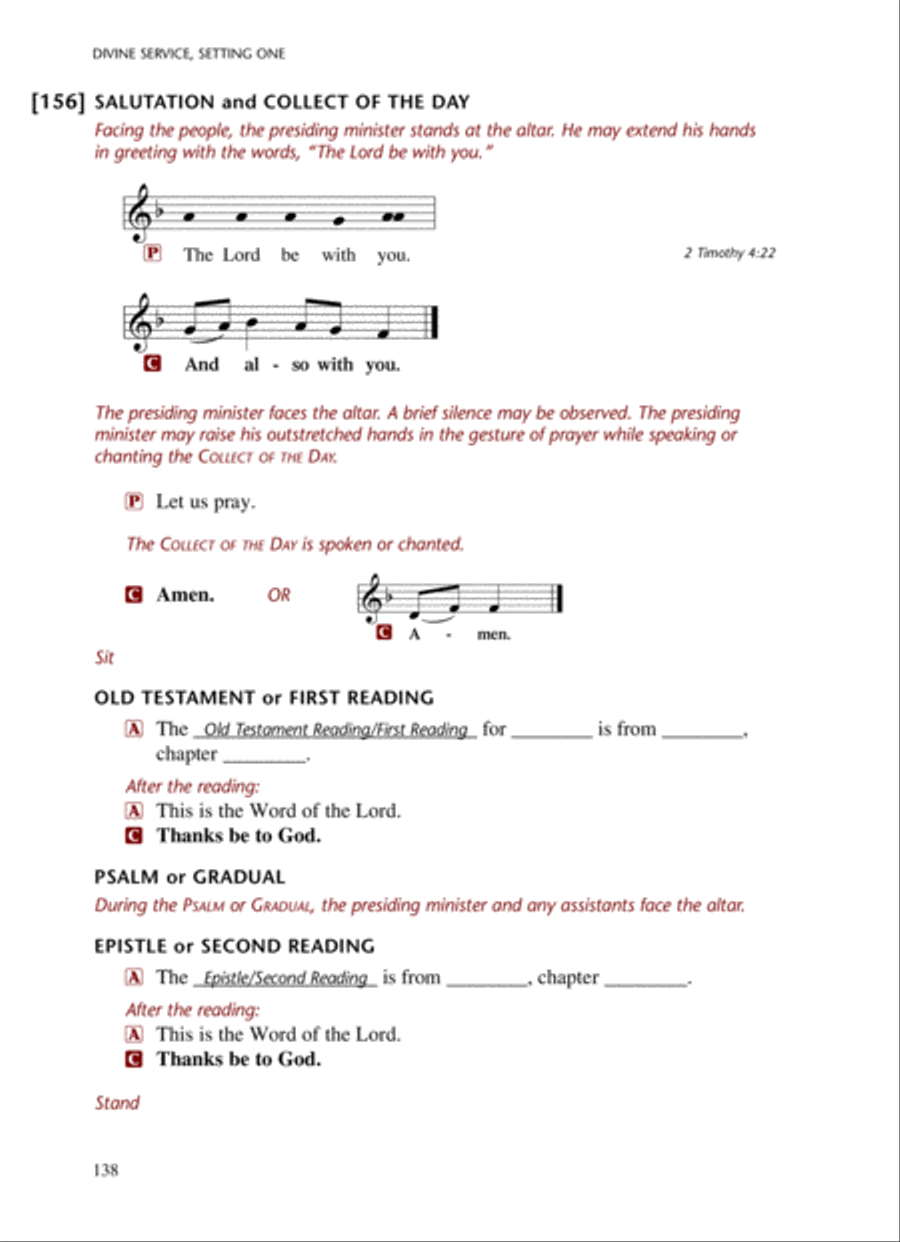 Lutheran Service Book: Altar Book Choir scores gallery preview page 13