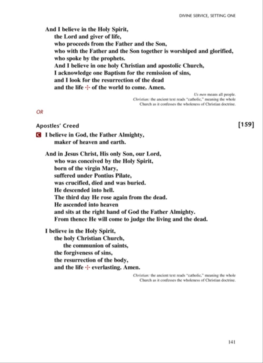 Lutheran Service Book: Altar Book Choir scores gallery preview page 16
