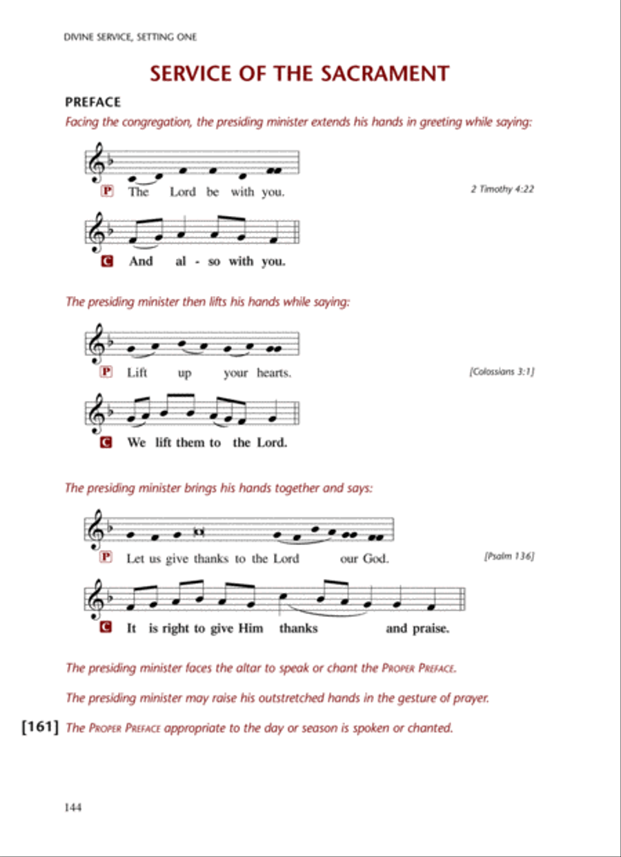 Lutheran Service Book: Altar Book Choir scores gallery preview page 19