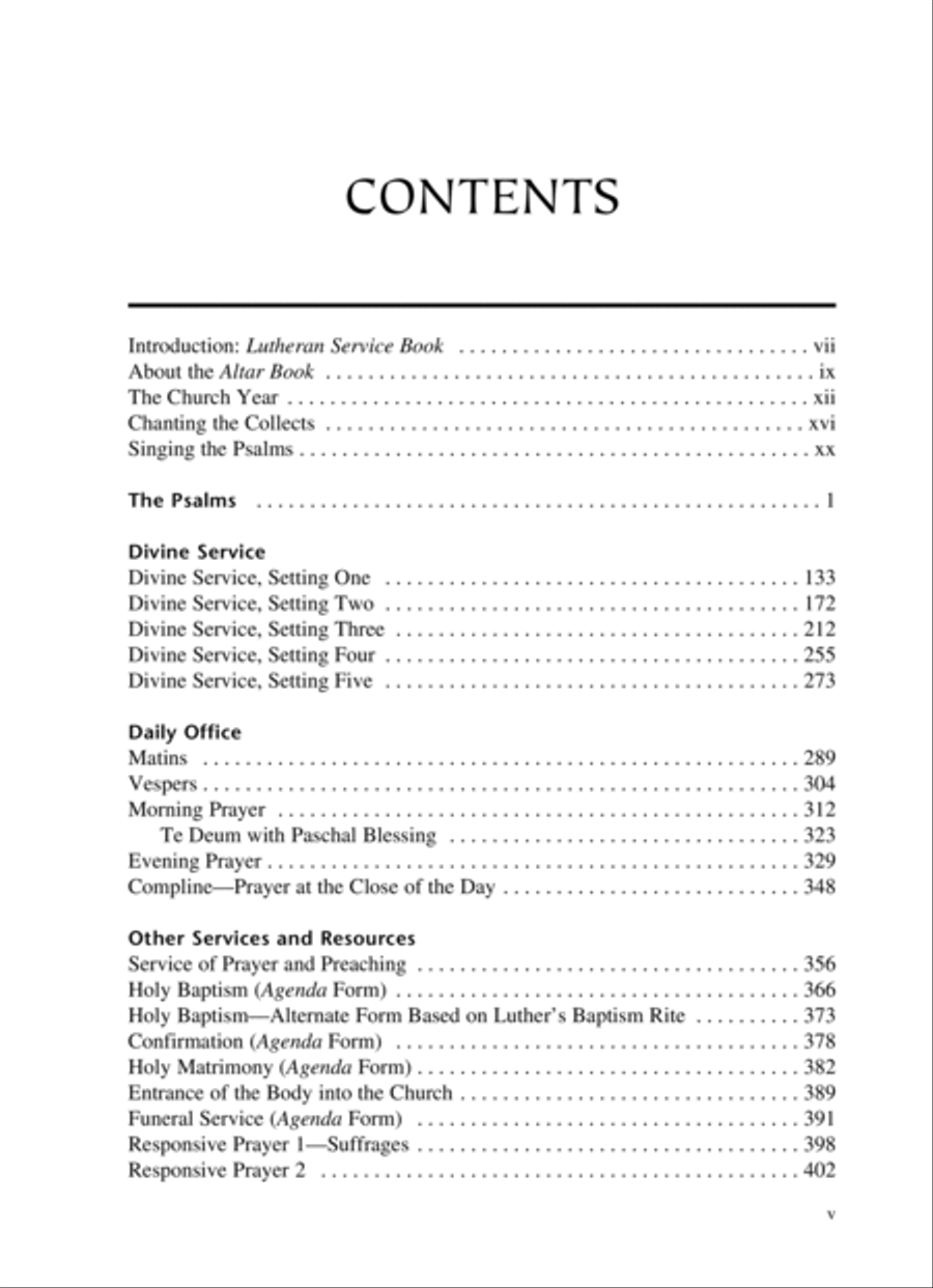 Lutheran Service Book: Altar Book Choir scores gallery preview page 4