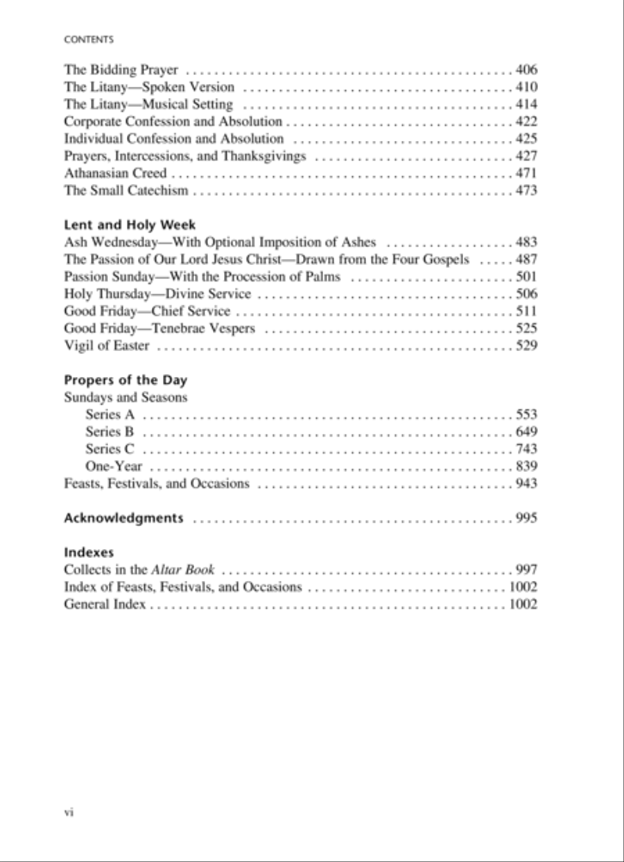 Lutheran Service Book: Altar Book Choir scores gallery preview page 5