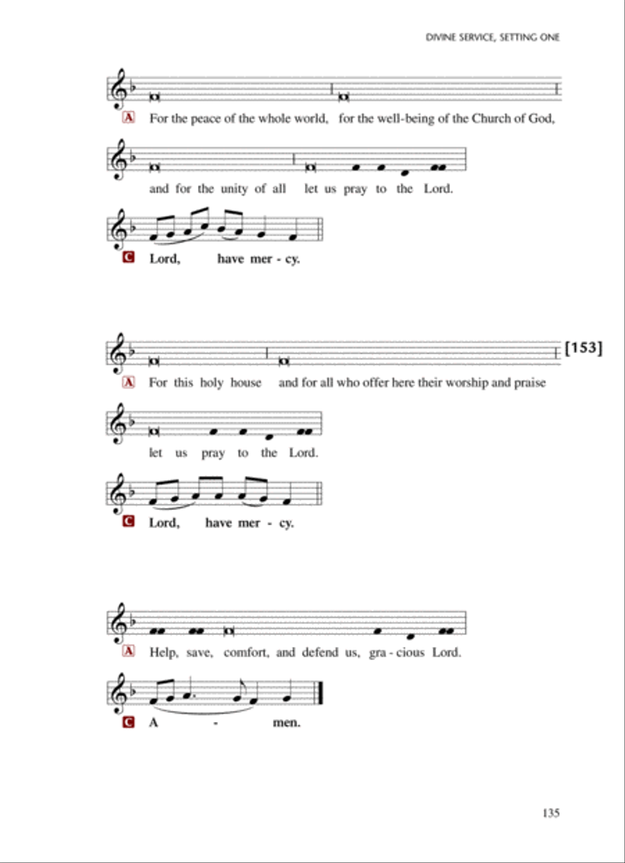 Lutheran Service Book: Altar Book Choir scores gallery preview page 10