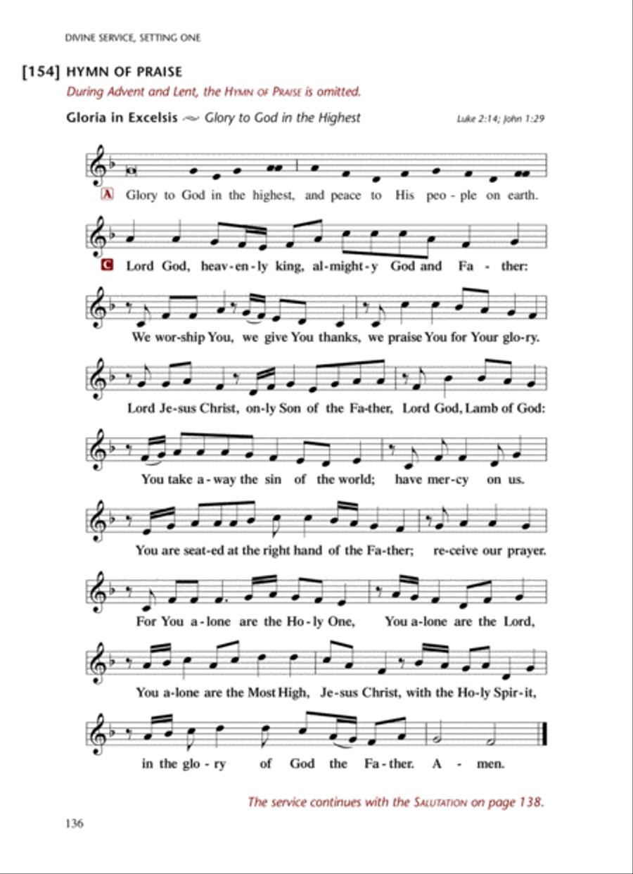 Lutheran Service Book: Altar Book Choir scores gallery preview page 11