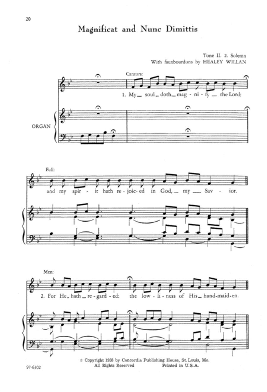 The Great O Antiphons of Advent (Willan) - Expanded Choir scores gallery preview page 4