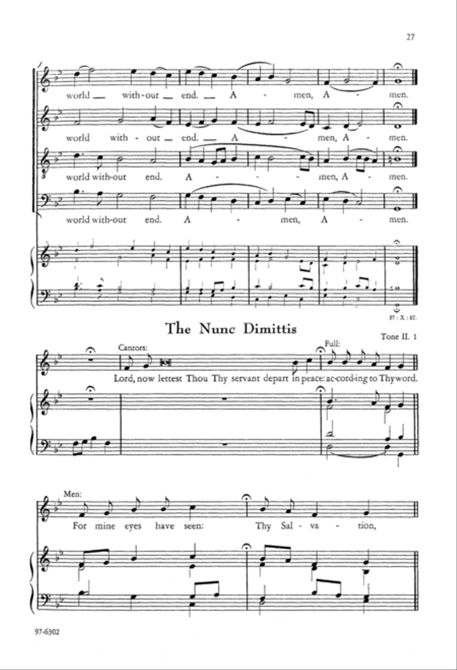 The Great O Antiphons of Advent (Willan) - Expanded Choir scores gallery preview page 5