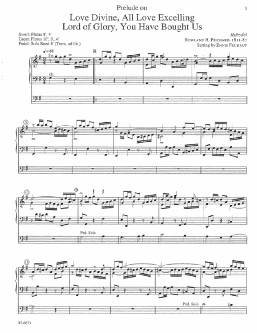 Welsh Hymn Tune Preludes Welsh Hymn Tune Preludes Organ scores gallery preview page 3